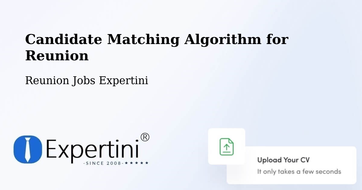 Candidate Matching Algorithm Overview – Macassis - Reunion Jobs Expertini