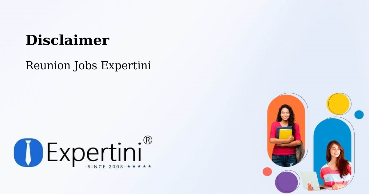 Disclaimer – Macassis - Reunion Jobs Expertini